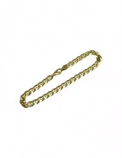 Store Pulsera ancla forzada oro 18k - 18cm Pulseras De Plata|Pulseras De Oro