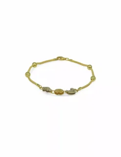 Fashion Pulsera animales oro 18k - 19cm Pulseras De Plata|Pulseras De Oro