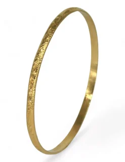 Outlet Pulsera aro labrada oro 18k Cañas|Pulseras De Plata