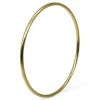 New Pulsera aro liso rígida oro 18k - 6.60cm Semanarios|Cañas