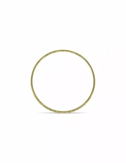 Store Pulsera aro rígida lisa oro 18k - 6cm Cañas|Pulseras De Plata