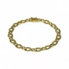 Online Pulsera barbada 1x1 oro 18k - 20cm Pulseras De Plata|Pulseras De Oro