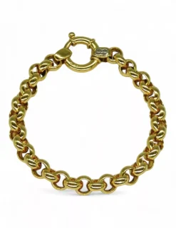 Sale Pulsera bauleta oro 18k -19.5cm Pulseras De Plata|Pulseras De Oro