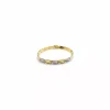 Discount Pulsera bicolor eslabones 3 líneas oro 18k - 18cm Pulseras De Plata|Pulseras De Oro