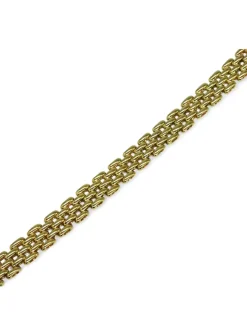 Best Sale Pulsera bismark oro 18k - 19cm Pulseras De Plata|Pulseras De Oro