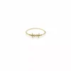 Sale Pulsera caña doble cruz egipcia oro 18k - 6.6cmcm Cañas|Pulseras De Plata
