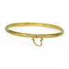 Store Pulsera caña labrada brillo mate oro 18k - 20cm Cañas|Pulseras De Plata
