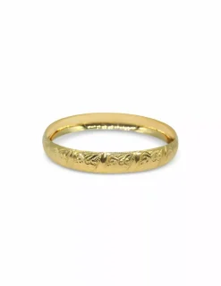 Flash Sale Pulsera caña moruna labrada oro 18k - 7.10cm Cañas|Pulseras De Plata
