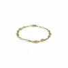 Best Pulsera calabrote con eslabón rombo en oro de 18k - 20cm Pulseras De Plata|Pulseras De Oro