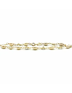 Clearance Pulsera circonitas y perlas 18k - 17,5cm Pulseras De Plata|Pulseras De Oro