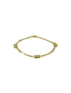 Clearance Pulsera de ositos oro 18k - 19cm Pulseras De Plata|Pulseras De Oro