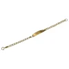 Shop Pulsera esclava bebe eslabón love oro 18k - 12cm - 1,35gr Esclavas|Pulseras De Plata