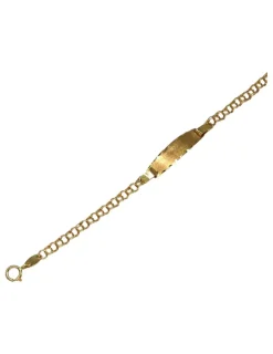 Shop Pulsera esclava bebe eslabón love oro 18k - 12cm - 1,35gr Esclavas|Pulseras De Plata