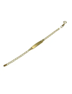 New Pulsera esclava bebe eslabón love oro 18k - 12cm - 1,6gr Esclavas|Pulseras De Plata