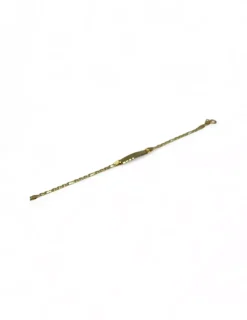 Flash Sale Pulsera esclava bebe eslabón 3x1 oro 18k - 15cm Esclavas|Pulseras De Plata