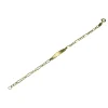 Shop Pulsera esclava bebe eslabón 3x1 oro 18k - 13.50cm Esclavas|Pulseras De Plata