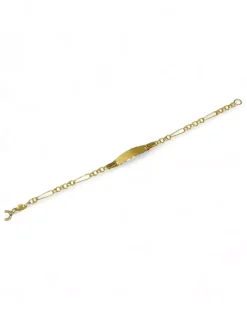 Clearance Pulsera esclava bebe eslabón love x 1 oro 18k - 14cm Esclavas|Pulseras De Oro