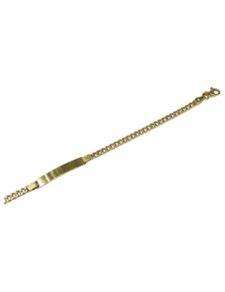 Flash Sale Pulsera esclava eslabón barbada oro 18k - 18cm Esclavas|Pulseras De Plata