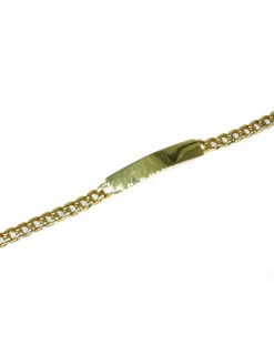 Store Pulsera esclava eslabón barbada oro 18k - 22.5cm Pulseras De Plata|Pulseras De Oro