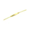 Shop Pulsera esclava eslabón love oro 18k - 13cm Esclavas