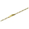 Clearance Pulsera esclava eslabón 1x1 oro 18k - 19cm Esclavas|Pulseras De Plata