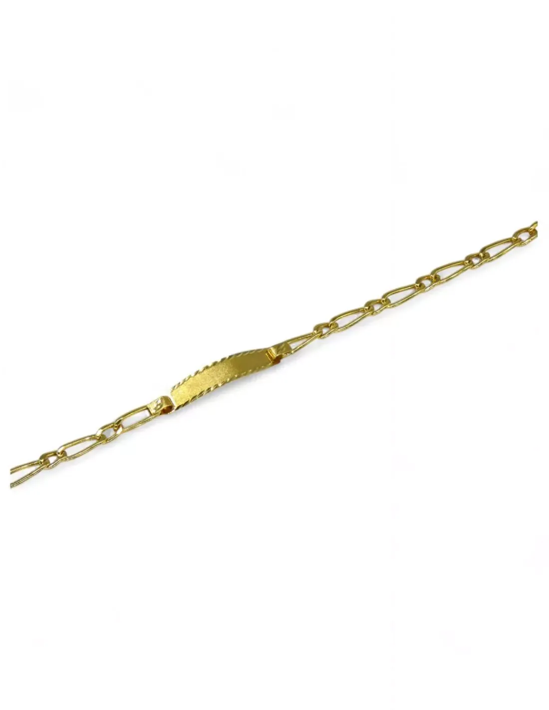 Clearance Pulsera esclava eslabón 1x1 oro 18k - 19cm Esclavas|Pulseras De Plata