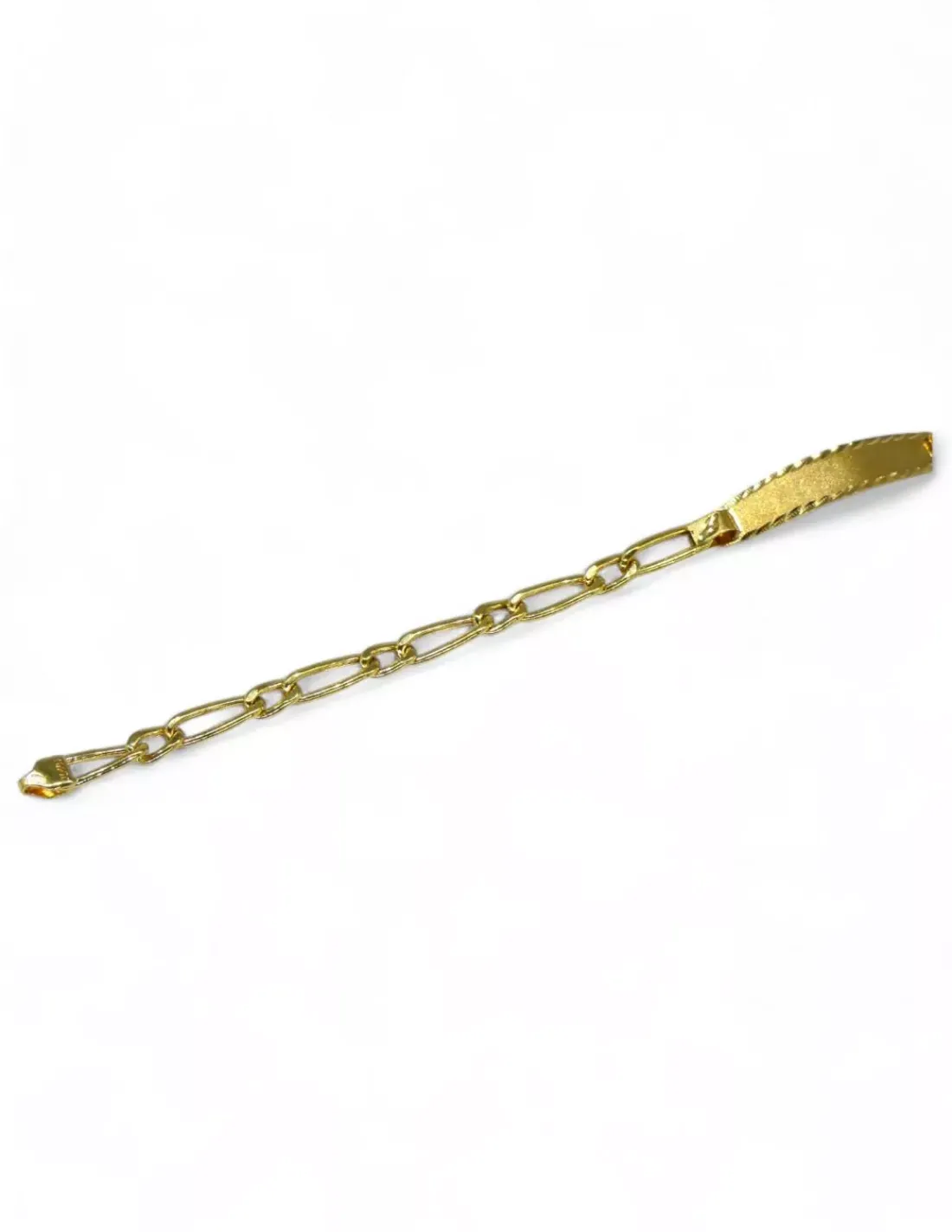 Clearance Pulsera esclava eslabón 1x1 oro 18k - 19cm Esclavas|Pulseras De Plata