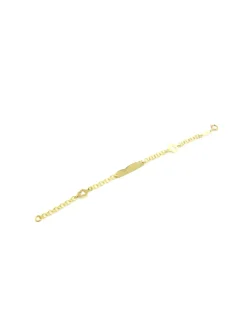 Shop Pulsera esclava love flor de oro 18k - 13cm Esclavas