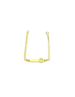Hot Pulsera esclava para bebe reloj de oro 18k - 13cm Esclavas
