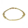 Clearance Pulsera eslabón alargado y ositos oro 18k -19cm Pulseras De Plata|Pulseras De Oro