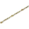 Cheap Pulsera eslabón barbada y calabrote oro 18k - 18cm Pulseras De Plata|Pulseras De Oro