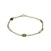 Sale Pulsera eslabón love con circonitas de colores oro 18k - 15,5 cm Pulseras De Plata|Pulseras De Oro