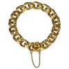 Best Pulsera eslabón love con cadena de seguridad 18k - 19cm Pulseras De Plata|Pulseras De Oro
