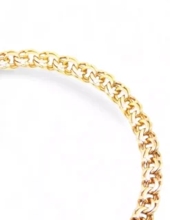 Clearance Pulsera eslabón love c.seguridad oro 18k - 20cm Pulseras De Plata|Pulseras De Oro