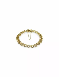 Best Sale Pulsera eslabón Love oro 18k - 20cm Pulseras De Plata|Pulseras De Oro