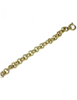 Online Pulsera eslabón rolo oro 18k - 18cm Pulseras De Plata|Pulseras De Oro