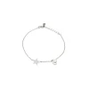 Online Pulsera estrella circonitas y perla plata de Ley - regulable Pulseras De Oro Grabado|Pulseras De Oro