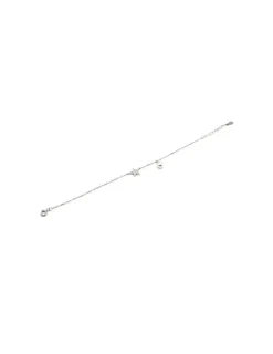 Online Pulsera estrella circonitas y perla plata de Ley - regulable Pulseras De Oro Grabado|Pulseras De Oro