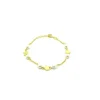 Best Pulsera estrellas y perlas plata chapada oro Pulseras De Oro