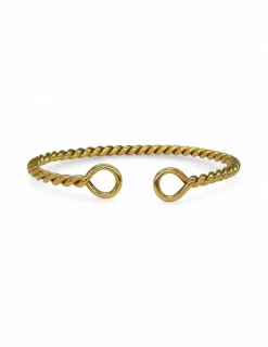 Hot Pulsera Genoveva oro 18K - 7cm Cañas|Pulseras De Plata