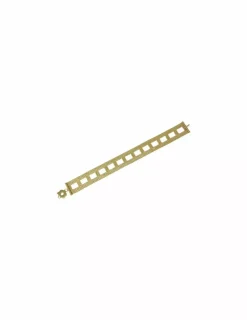 Hot Pulsera maya cuadraditos oro 18k - 18cm Pulseras De Plata|Pulseras De Oro
