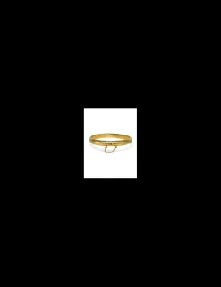 Clearance Pulsera media caña labrada oro 18 k - 18cm Cañas|Pulseras De Plata