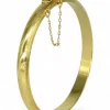 Online Pulsera media caña oro 18k - 18.50cm Cañas|Pulseras De Plata
