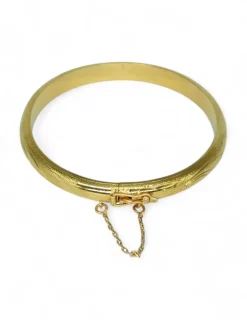 Online Pulsera media caña oro 18k - 18.50cm Cañas|Pulseras De Plata