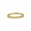 Sale Pulsera medio círculos calados oro 18k - 19cm Pulseras De Plata|Pulseras De Oro