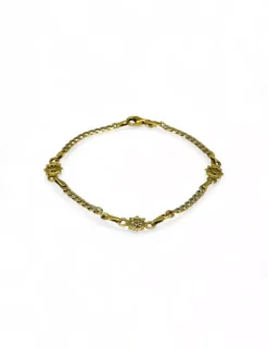 Clearance Pulsera motivos timón oro 18k - 19cm Pulseras De Plata|Pulseras De Oro