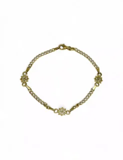 Clearance Pulsera motivos timón oro 18k - 19cm Pulseras De Plata|Pulseras De Oro
