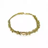 Hot Pulsera motivos tres corazones oro 18k - 19cm Pulseras De Plata|Pulseras De Oro