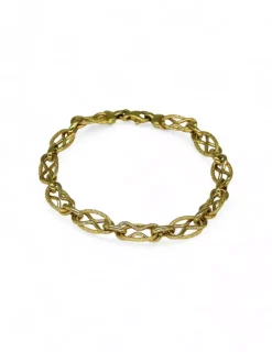 Best Pulsera nudos brillo oro 18k - 20cm Pulseras De Plata|Pulseras De Oro