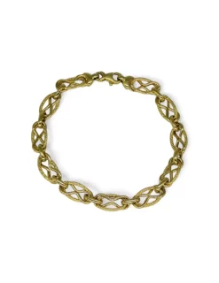 Best Pulsera nudos brillo oro 18k - 20cm Pulseras De Plata|Pulseras De Oro